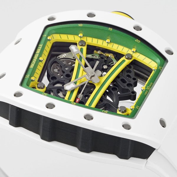 Richard Mille RM-61 Ultimate Runway (Green Circle Carbon Fiber Shell Green Braided Belt)