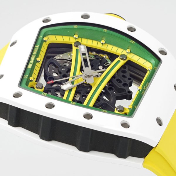 Richard Mille RM-61 Ultimate Runway (Green Circle Carbon Fiber Shell Green Tape)
