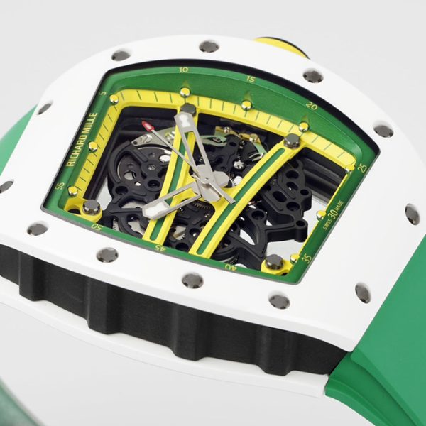 Richard Mille RM-61 Ultimate Runway (Green Circle Silver TPT Shell Green Tape)