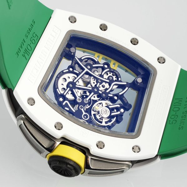 Richard Mille RM-61 Ultimate Runway (Green Circle Silver TPT Shell Green Tape)