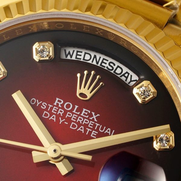 ROLEX Day-Date M128238 JOURNAL Gold 36mm