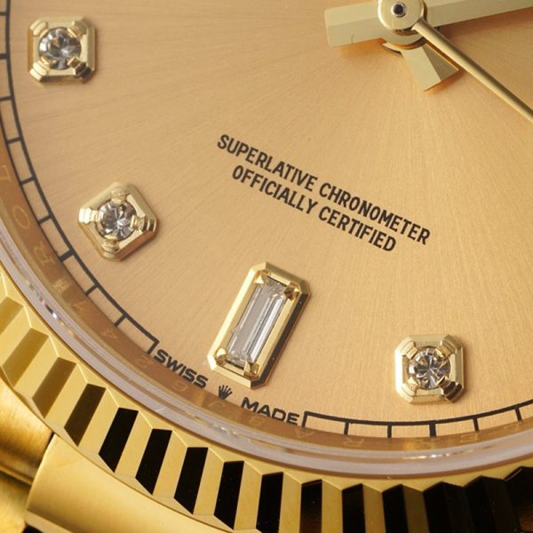 ROLEX Day-Date M128238 JOURNAL 36MM Gold diamond