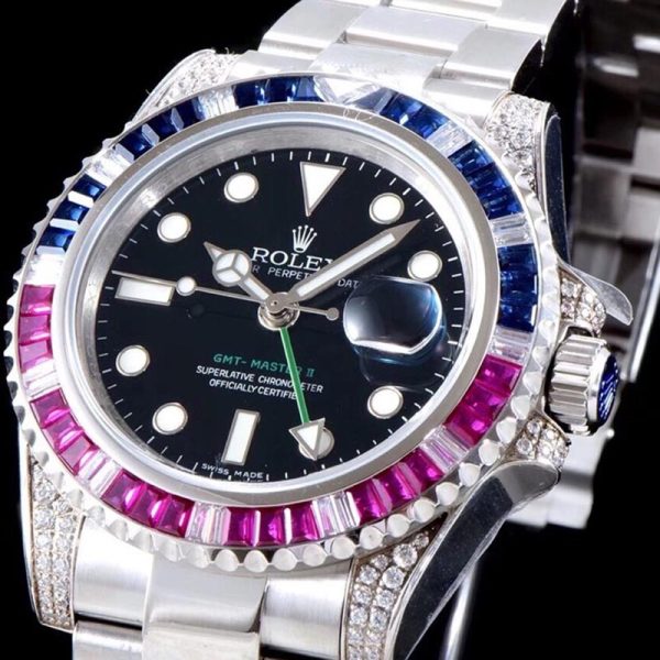 Rolex GMT-Maste Rainbow Coke Drill 40MM