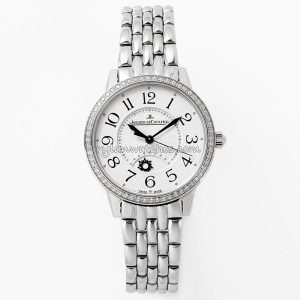 Jaeger-LeCoultre Rendez-Vous Moon White Dial Stainless Steel Bracelet Clone