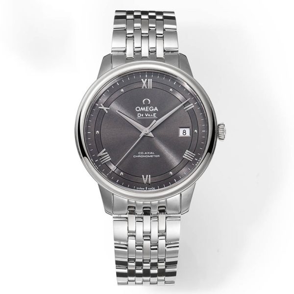 De Ville Grey Steel Clone with Swiss Movement
