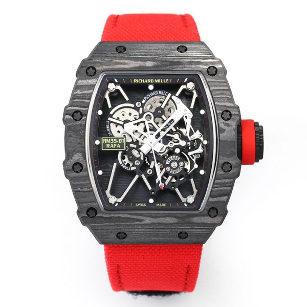 Richard Mille RM 35-01 Rafa Tourbillon Clone Red Strap