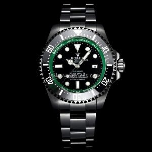 rolex submariner black green 44mm clone replica watch