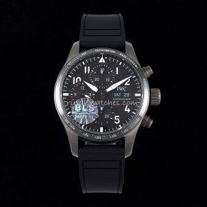 IWC Pilot AMG Chronograph Rubber Strap Edition Replica 41mm