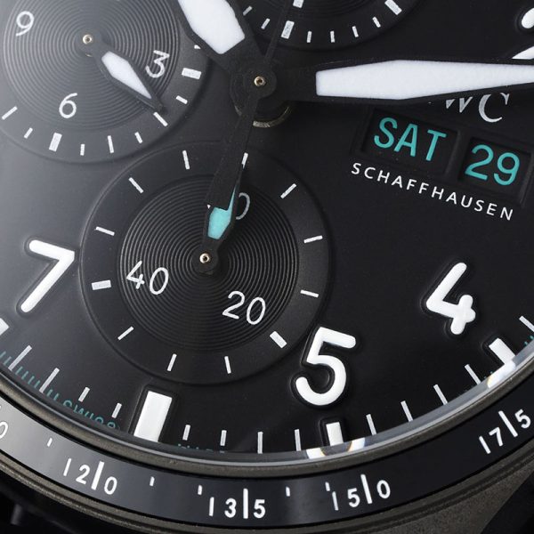 IWC Pilot AMG Chronograph Rubber Strap Edition Replica 41mm