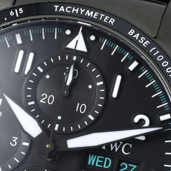 IWC Pilot AMG Chronograph Ceramic Bezel Steel Clone 41mm