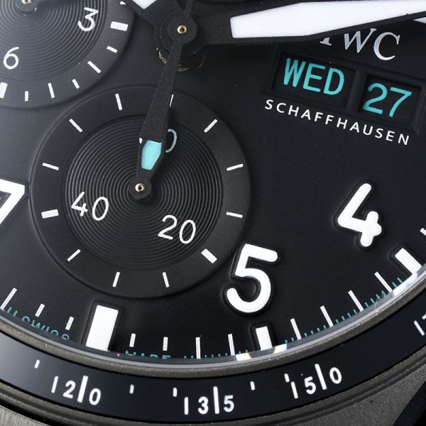 IWC Pilot AMG Chronograph Ceramic Bezel Steel Clone 41mm