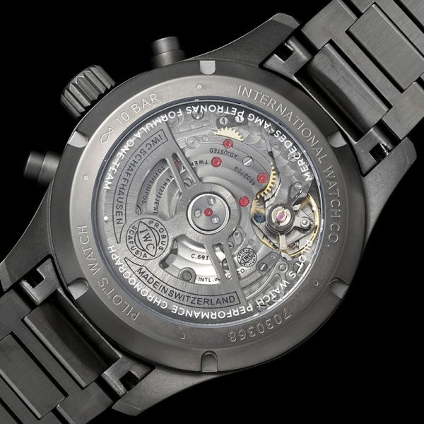 IWC Pilot AMG Chronograph Ceramic Bezel Steel Clone 41mm