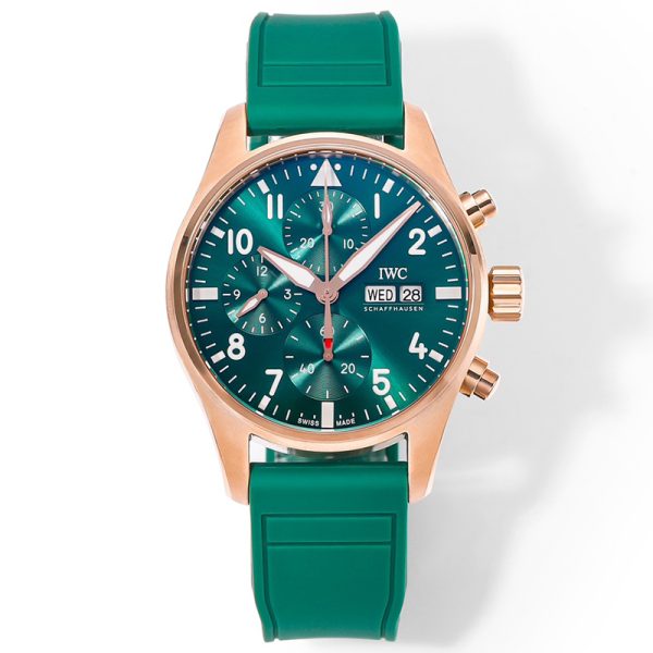 IWC Pilot's Watch Chronograph 41MM Green Dial Replica