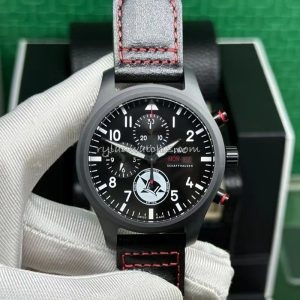 IWC Top Gun Ceramic Chronograph Clone Watch 44.5MM