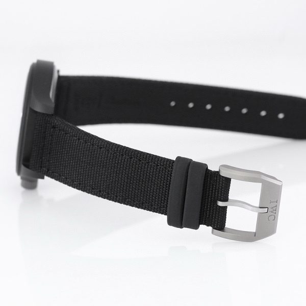 IWC Black Aces White Dial Ceramic Clone Watch 41mm