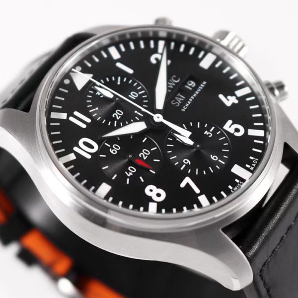 IWC Pilot’s Watch Chronograph Steel Black Dial 43mm