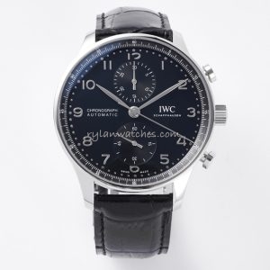 IWC Portugieser Black Gradient Dial Chronograph Replica