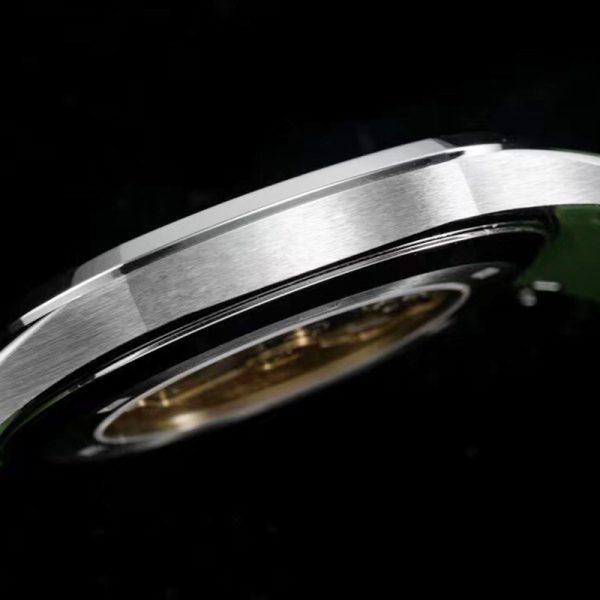 Patek Philippe Aquanaut Green Dial White Metal Case Clone 42mm