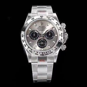Rolex Daytona Silver Dial Steel Clone 4130 Integrated Movement