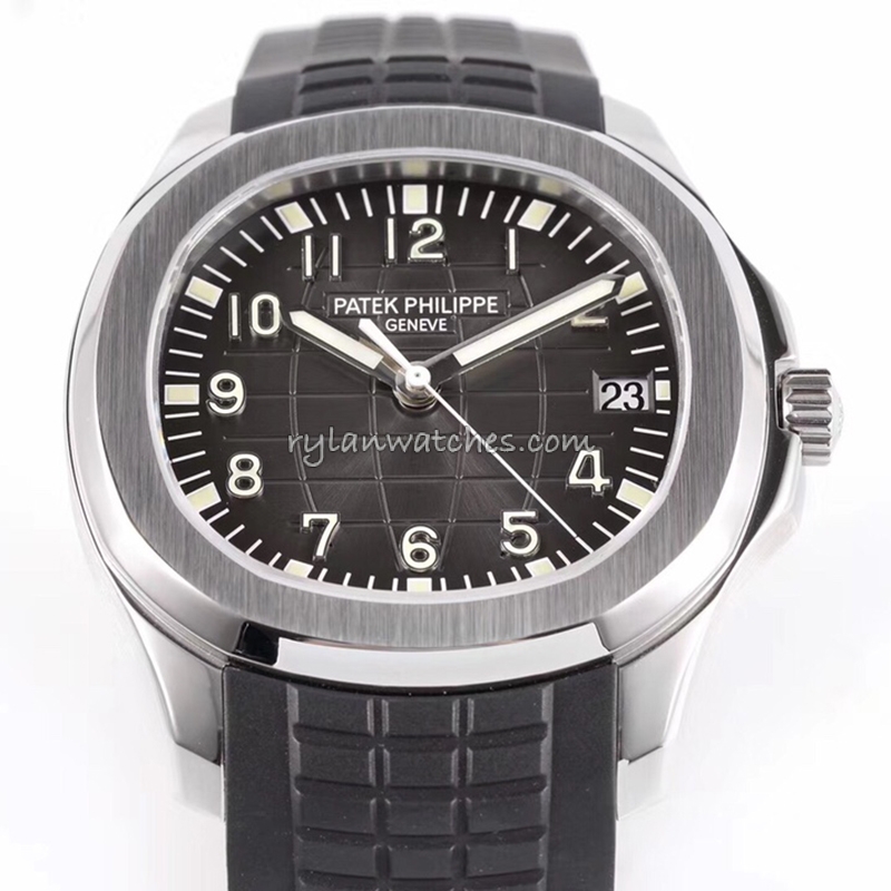 Patek Philippe Aquanaut Black Dial White Metal Case Clone, Black Dial, White Metal, Swiss Clone