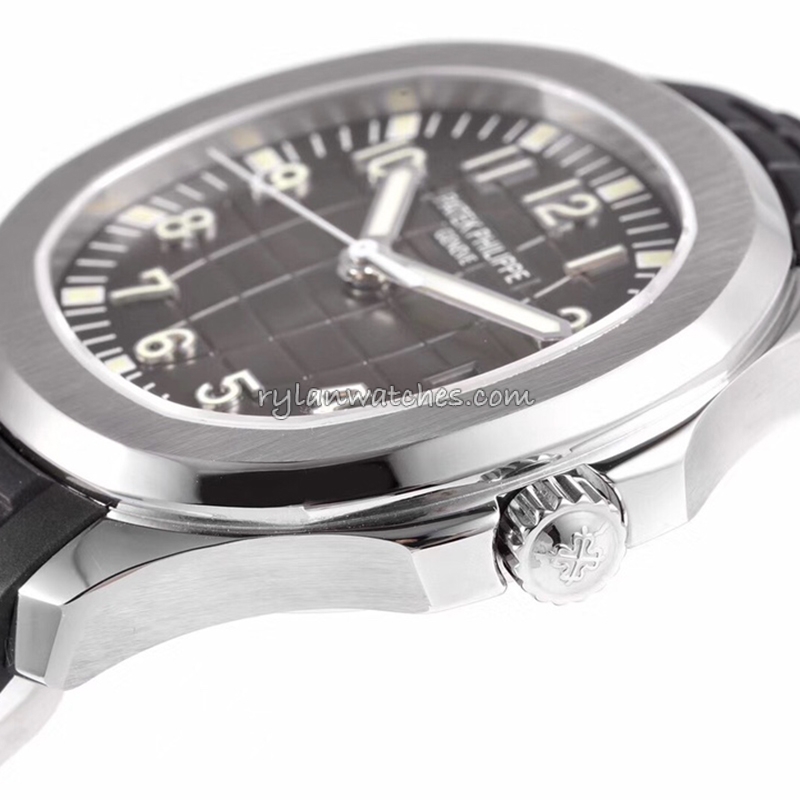 Patek Philippe Aquanaut Black Dial White Metal Case Clone, Black Dial, White Metal, Swiss Clone
