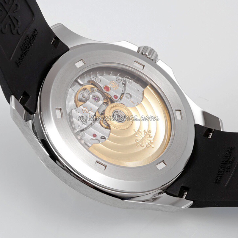Patek Philippe Aquanaut Black Dial White Metal Case Clone, Black Dial, White Metal, Swiss Clone