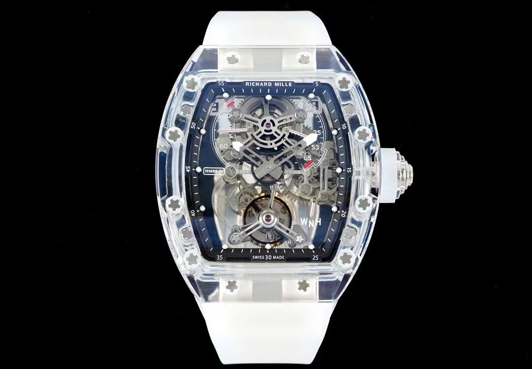 1:1 replica RICHARD MILLE RM-56 Sapphire Miracle White Strap