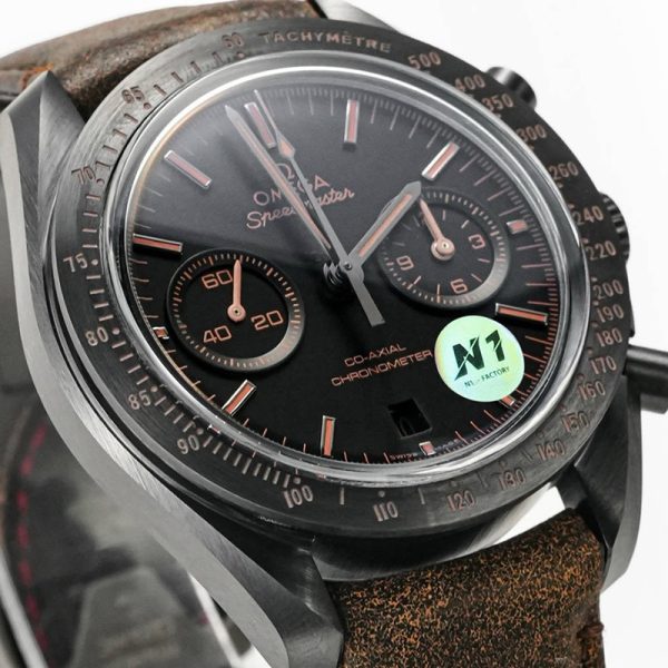 Omega Speedmaster Dark Side of the Moon Apollo 8 Yellow Accents Clone 44.25MM