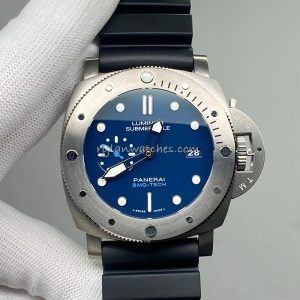 Panerai Luminor Submersible PAM692 Clone with Blue Dial and Stainless Steel Case