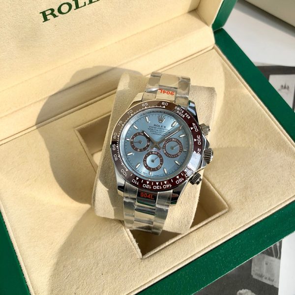 Rolex ice blue daytona 40MM brown circle