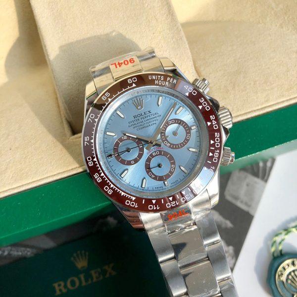 Rolex ice blue daytona 40MM brown circle