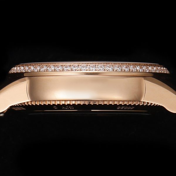Vacheron Constantin Égérie Moonphase Rose Gold Diamond 37mm Coffee Brown Dial