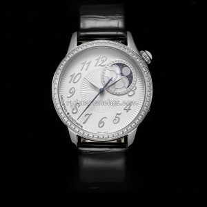 Vacheron Constantin Égérie Moonphase Diamond Bezel Silver Dial 37mm