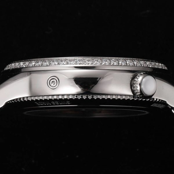 Vacheron Constantin Égérie Moonphase Diamond Bezel Silver Dial 37mm