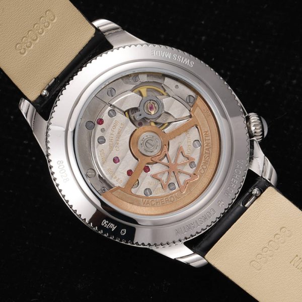 Vacheron Constantin Égérie Moonphase Diamond Bezel Silver Dial 37mm