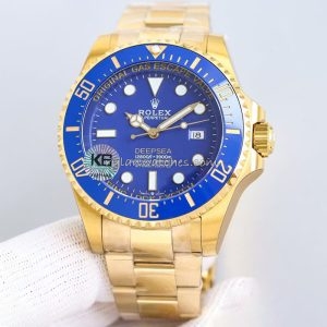 Rolex Deepsea super clone blue dial gold dive watch