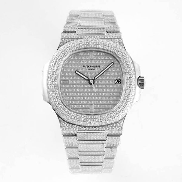 patek philippe nautilus with diamonds