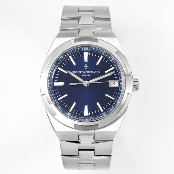 Vacheron Constantin Overseas Date Blue Steel Clone Watch