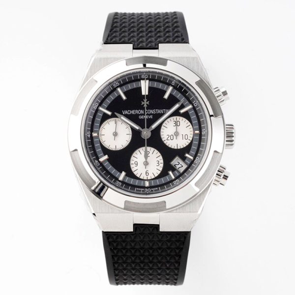 Vacheron Constantin Overseas Chronograph Panda Rubber Clone Watch