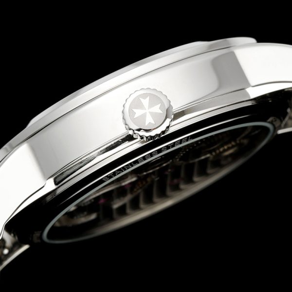 Vacheron Constantin Traditionnelle Tourbillon White Dial Yellow Gold Case Black Leather Strap 42mm