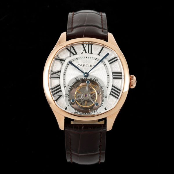 Cartier Drive De Tourbillon Gold 40mm Swiss Replica Watch