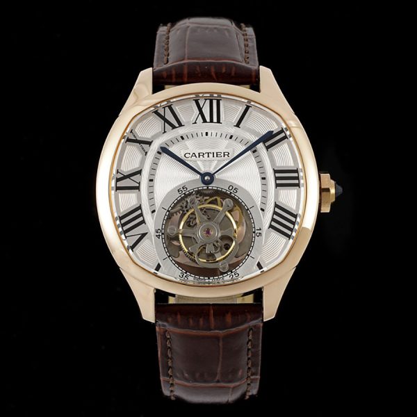 Cartier Drive De Tourbillon Sapphire Crown 40mm Swiss Replica Watch