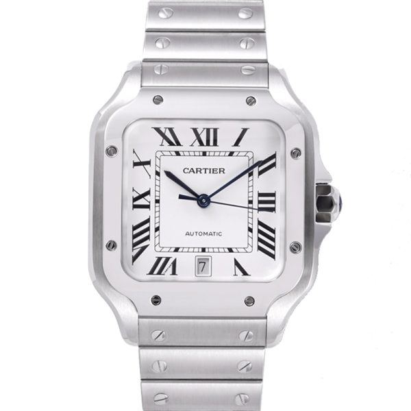 Cartier Santos 39.8mm White Dial Swiss Replica Watch