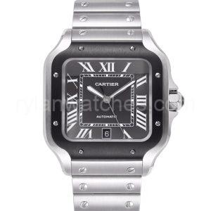 cartier de santos black