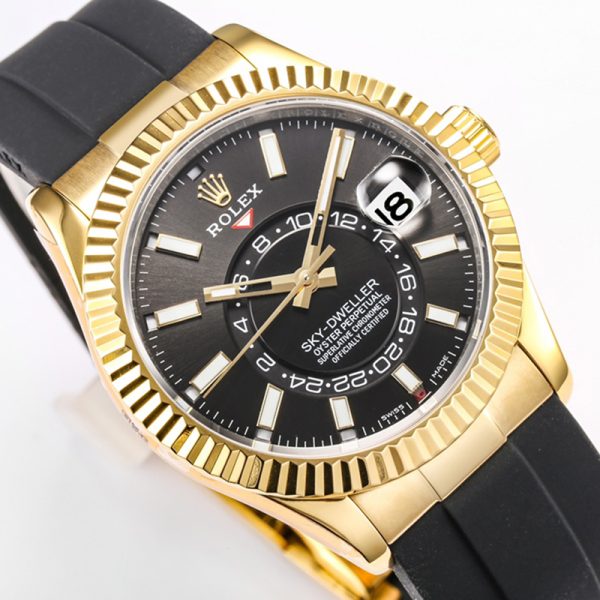 Rolex 326938 Sky-walker blackface gold 42MM