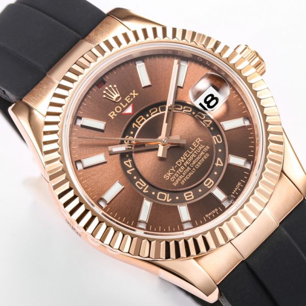 Rolex DIW modified black and green Skywalker 42MM