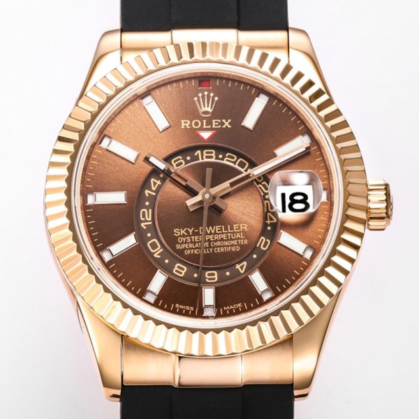 Rolex DIW modified black and green Skywalker 42MM