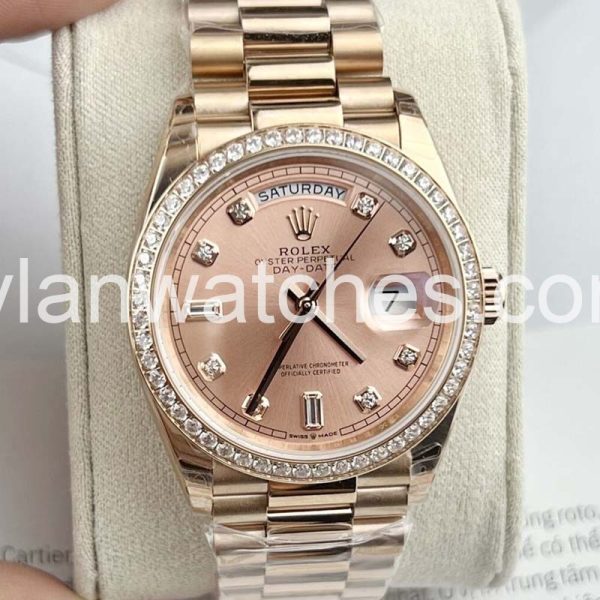 rolex day date 36 rose gold