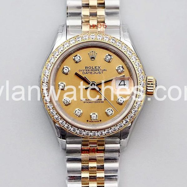 yellow gold day date rolex