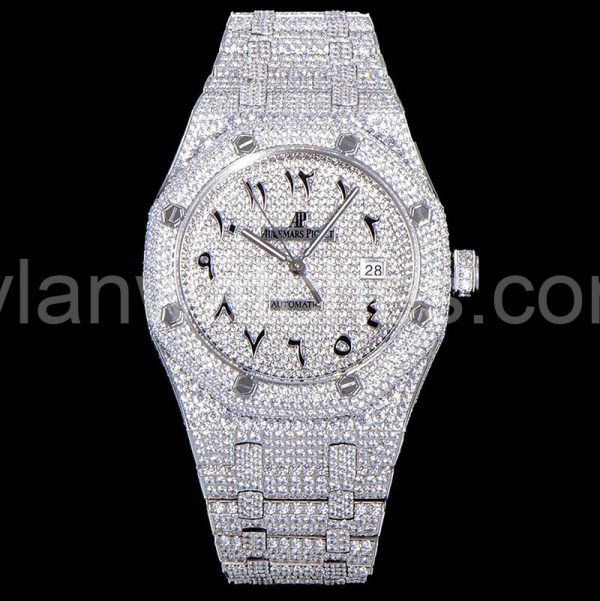Audemars Piguet Royal Oak 15400 silver steel diamond 41mm